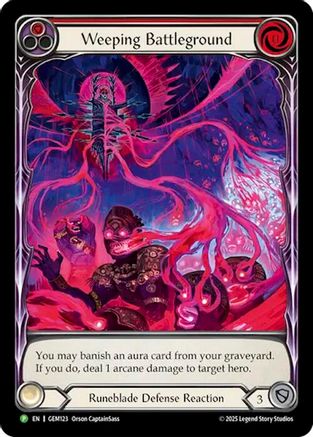 Weeping Battleground (Extended Art) (GEM123) - GEM Pack