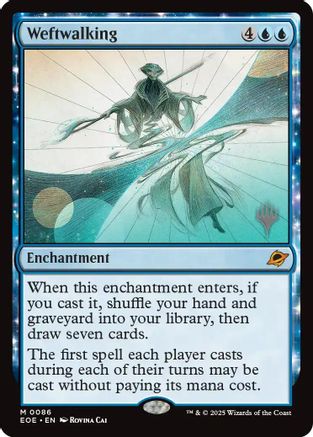 Weftwalking (Promo Pack) (086) Foil - Edge of Eternities