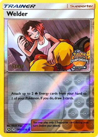 Welder (Regional Championships) [Staff] (189a) Reverse Holofoil - League & Championship Cards