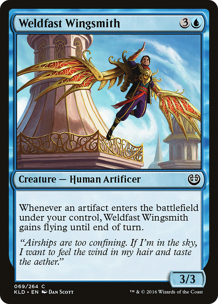 Weldfast Wingsmith (069) Foil - Kaladesh