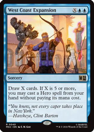 West Coast Expansion (040) Surge Foil - Commander: Marvel Super Heroes