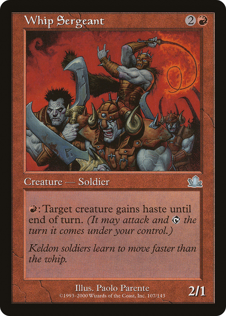 Whip Sergeant (107) - Prophecy