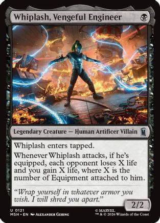Whiplash, Vengeful Engineer (121) Foil - Marvel Super Heroes