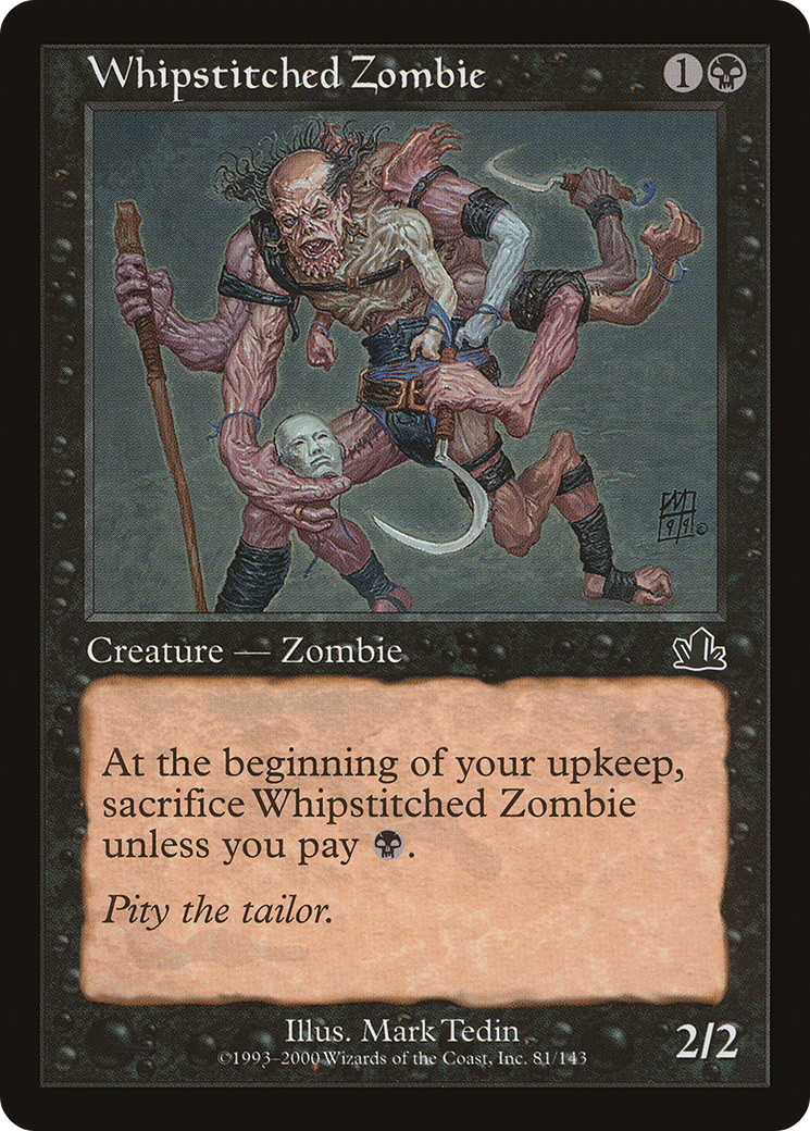 Whipstitched Zombie (081) Foil - Prophecy