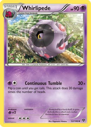 Whirlipede (52) - XY Base Set