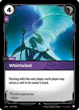 Whirlwind (187) Foil - Origins