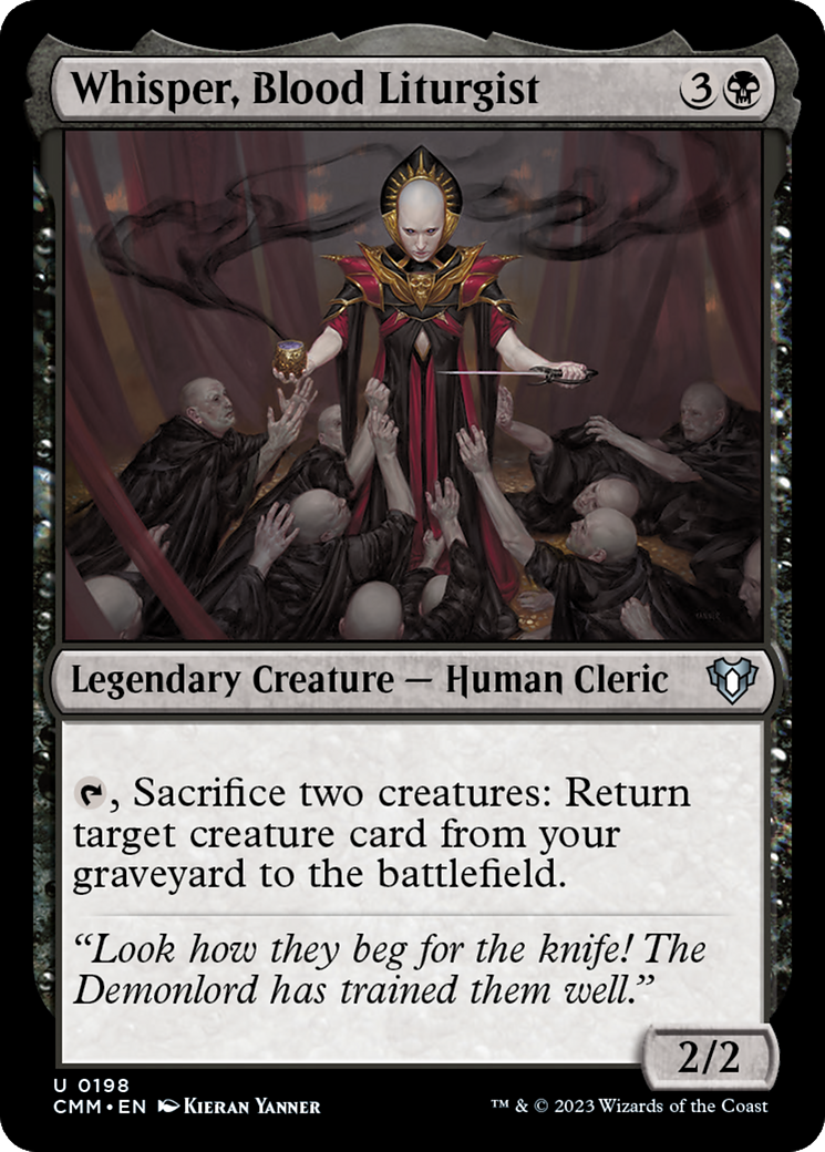 Whisper, Blood Liturgist (198) - Commander Masters