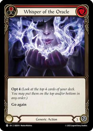 Whisper of the Oracle (Red) (SBZ019) - Silver Age