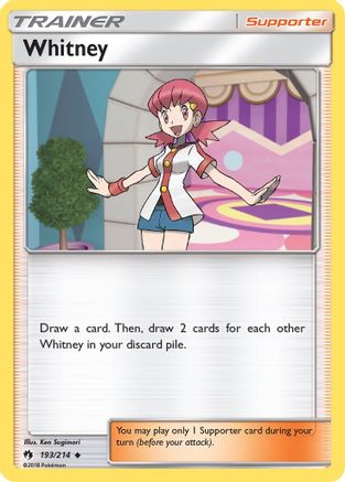 Whitney (193) Reverse Holofoil - Lost Thunder