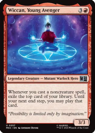 Wiccan, Young Avenger (557) - Commander: Marvel Super Heroes