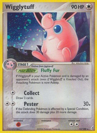 Wigglytuff (13) Holofoil - Crystal Guardians