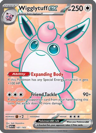 Wigglytuff ex (Full Art) (187) Holofoil - 151