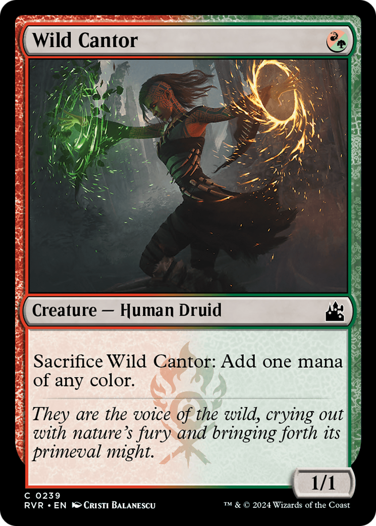 Wild Cantor (239) Foil - Ravnica Remastered