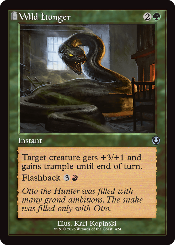 Wild Hunger (Retro) (424) Foil - Innistrad Remastered