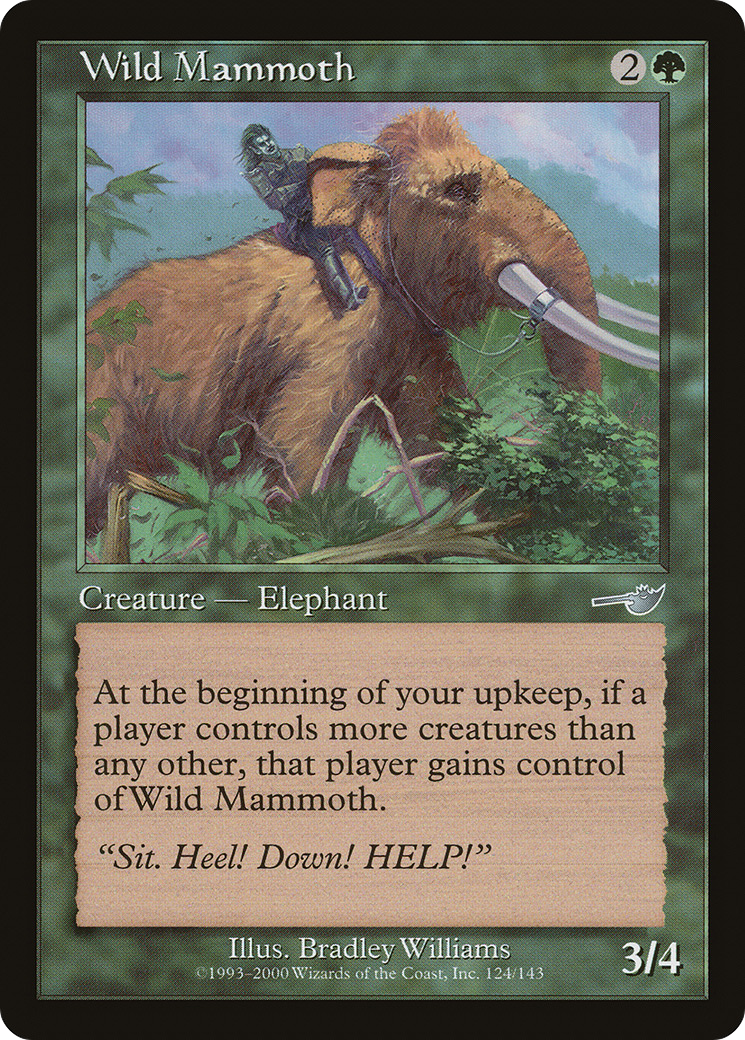 Wild Mammoth (124) Foil - Nemesis