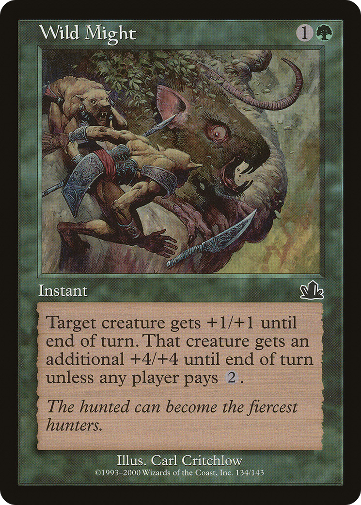 Wild Might (134) Foil - Prophecy