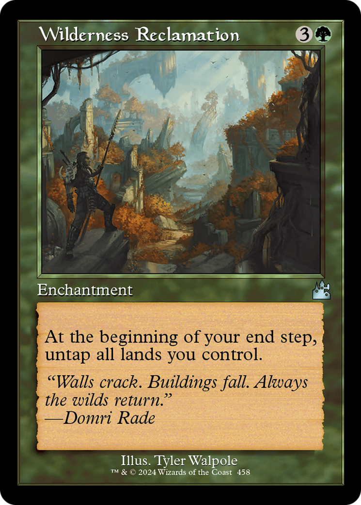 Wilderness Reclamation (Retro) (458) - Ravnica Remastered