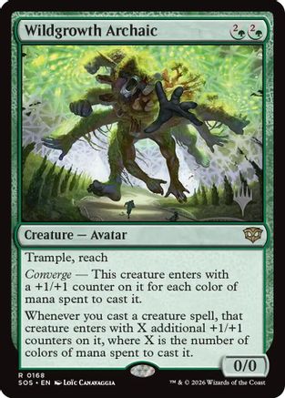 Wildgrowth Archaic (Promo Pack) (168) Foil - Secrets of Strixhaven