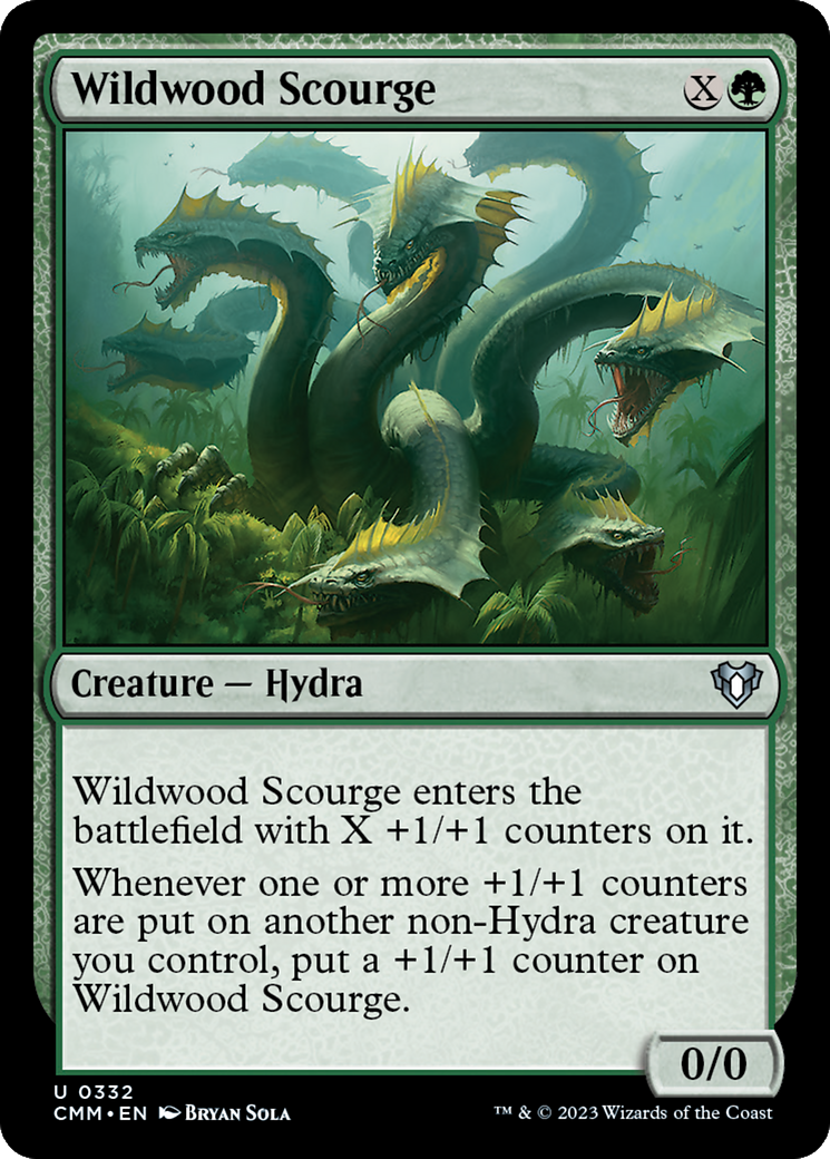 Wildwood Scourge (332) Foil - Commander Masters
