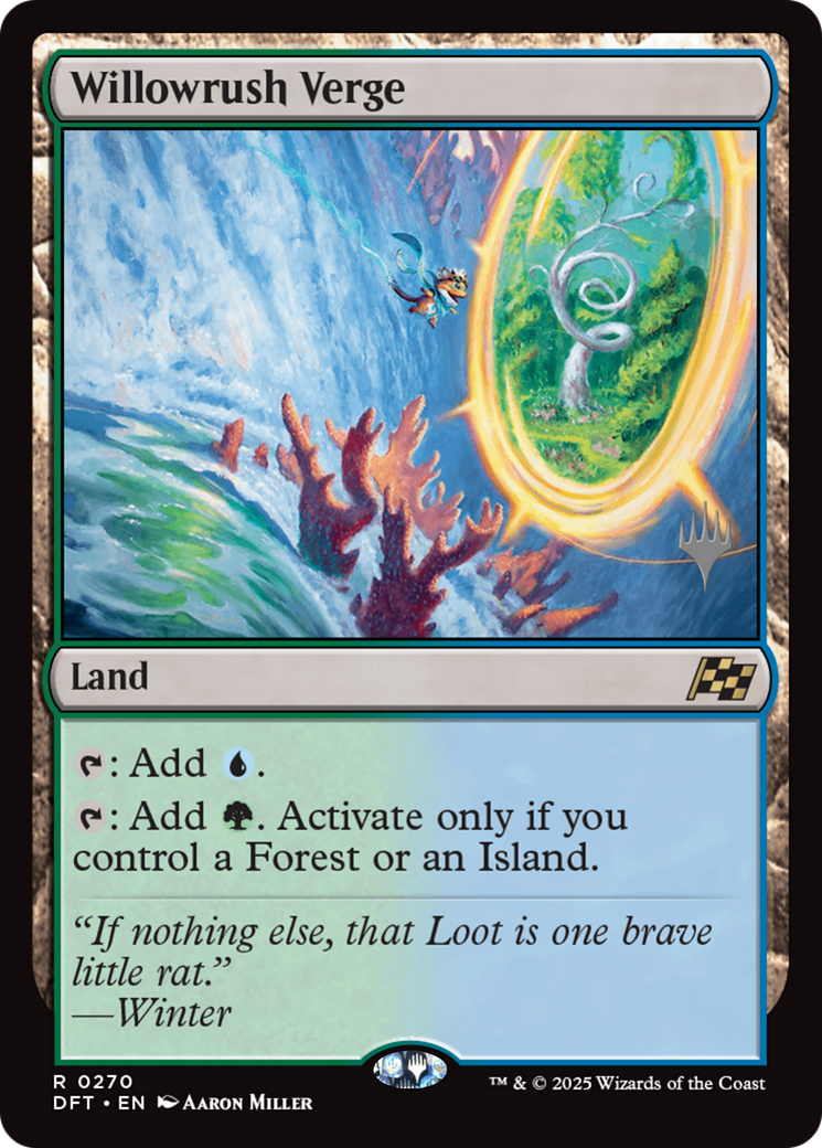 Willowrush Verge (Promo Pack) (270) Foil - Aetherdrift