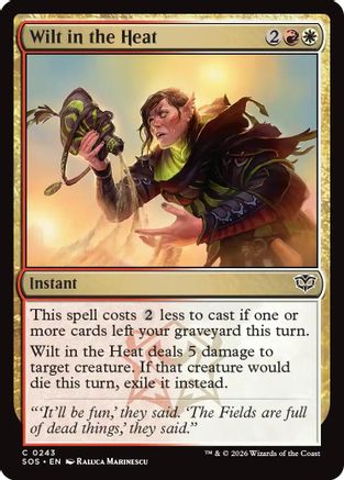Wilt in the Heat (243) Foil - Secrets of Strixhaven