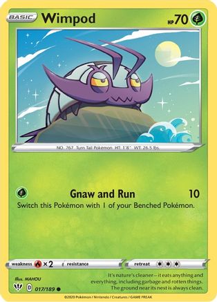 Wimpod (17) Reverse Holofoil - Darkness Ablaze