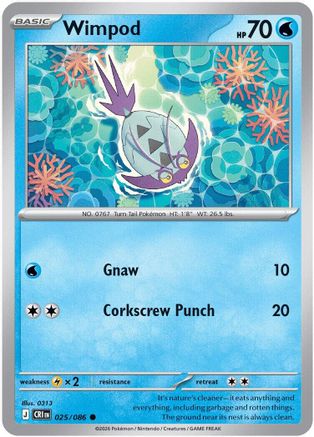 Wimpod (25) Reverse Holofoil - Chaos Rising
