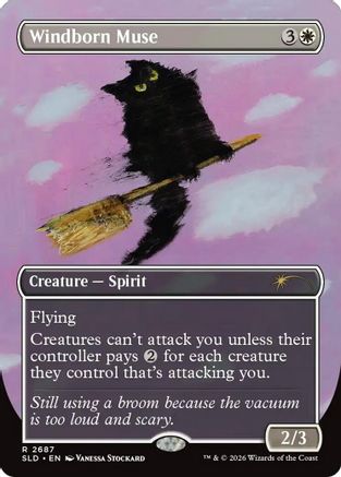 Windborn Muse (2687) Foil - Secret Lair Drop Series