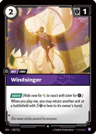 Windsinger (138) Foil - Spiritforged