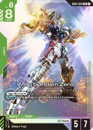 Wing Gundam Zero (GD01-024) Holofoil - Newtype Rising