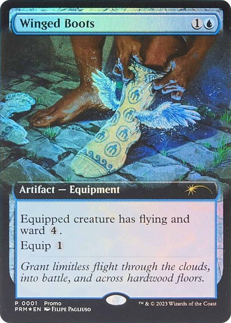 Winged Boots (001) Foil - Media Promos
