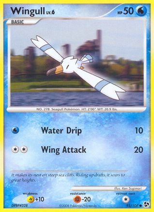 Wingull (95) Reverse Holofoil - Great Encounters