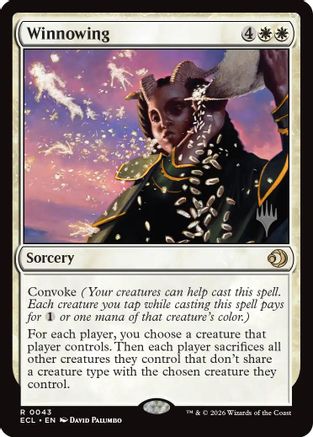Winnowing (Promo Pack) (043) Foil - Lorwyn Eclipsed