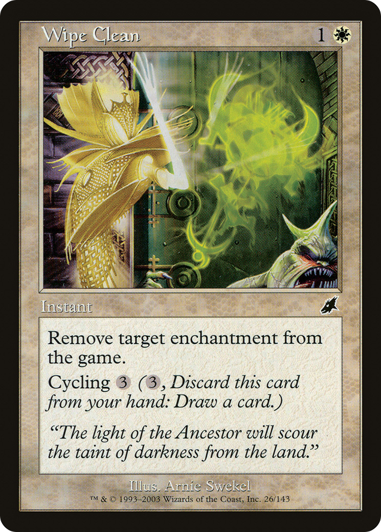Wipe Clean (026) - Scourge