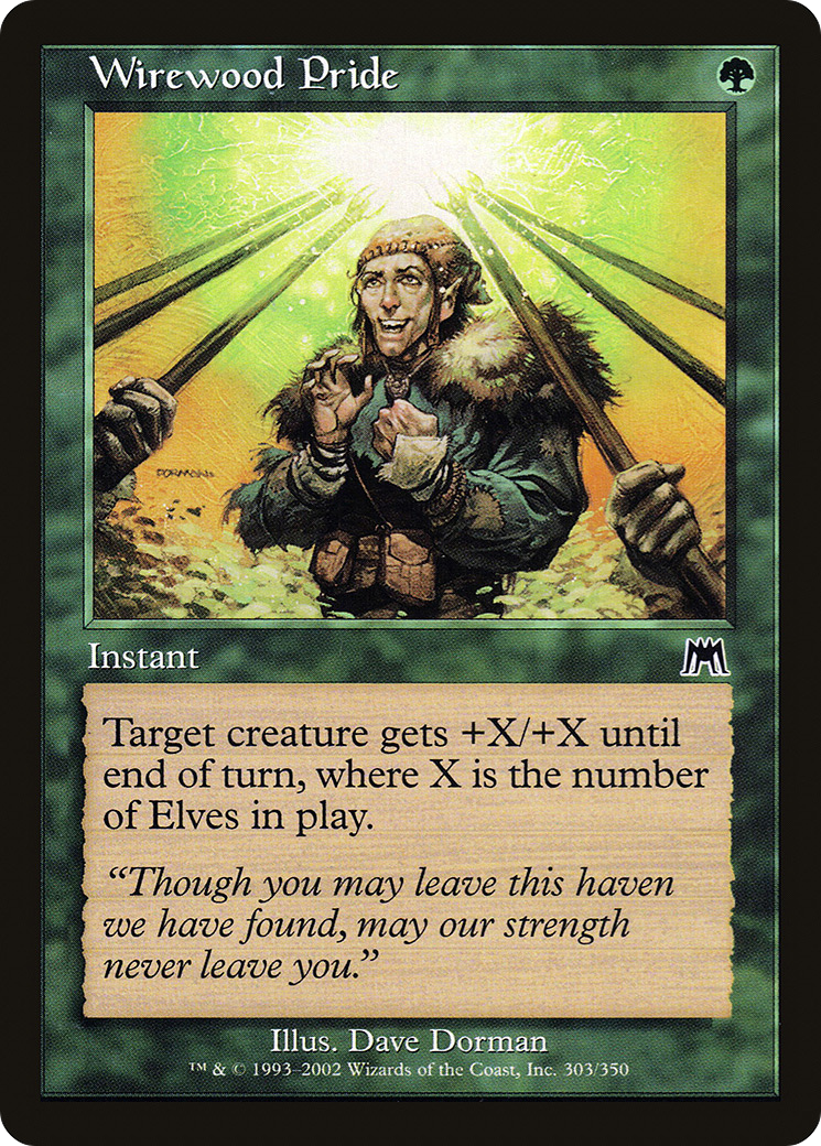Wirewood Pride (303) Foil - Onslaught