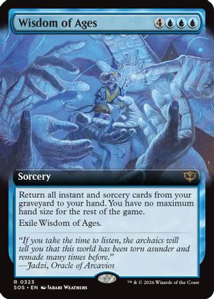 Wisdom of Ages (Extended Art) (323) Foil - Secrets of Strixhaven