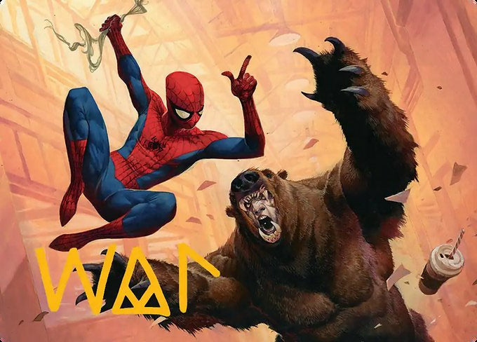 Wisecrack (016s) Gold-Stamped - Art Series: Marvel's Spider-Man