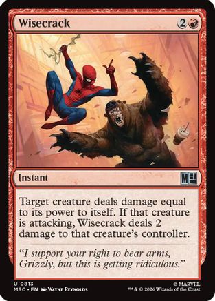 Wisecrack (813) Foil - Commander: Marvel Super Heroes