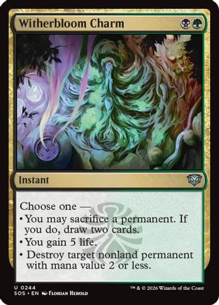 Witherbloom Charm (244) Foil - Secrets of Strixhaven