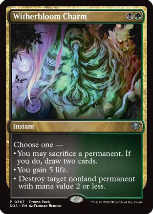 Witherbloom Charm (Promo Pack) (367) Foil - Secrets of Strixhaven