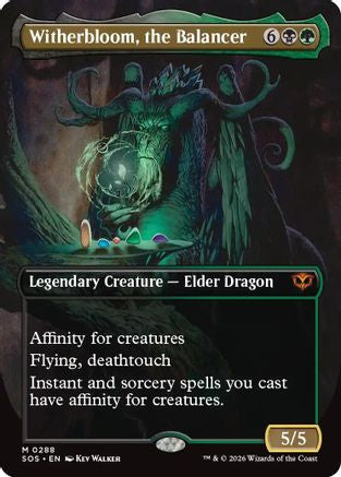 Witherbloom, the Balancer (Borderless) (288) Foil - Secrets of Strixhaven