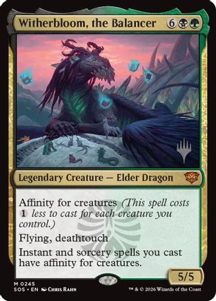 Witherbloom, the Balancer (Promo Pack) (245) Foil - Secrets of Strixhaven