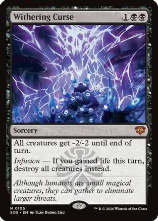 Withering Curse (105) Foil - Secrets of Strixhaven