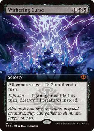 Withering Curse (Extended Art) (330) - Secrets of Strixhaven