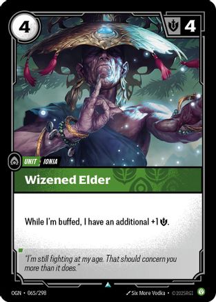 Wizened Elder (065) Foil - Origins
