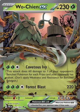 Wo-Chien ex (27) Holofoil - Paldea Evolved