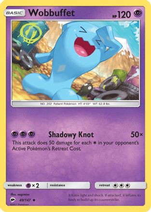 Wobbuffet (49) - Burning Shadows