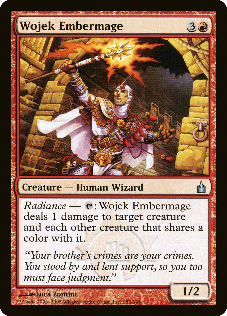 Wojek Embermage (152) Foil - Ravnica: City of Guilds