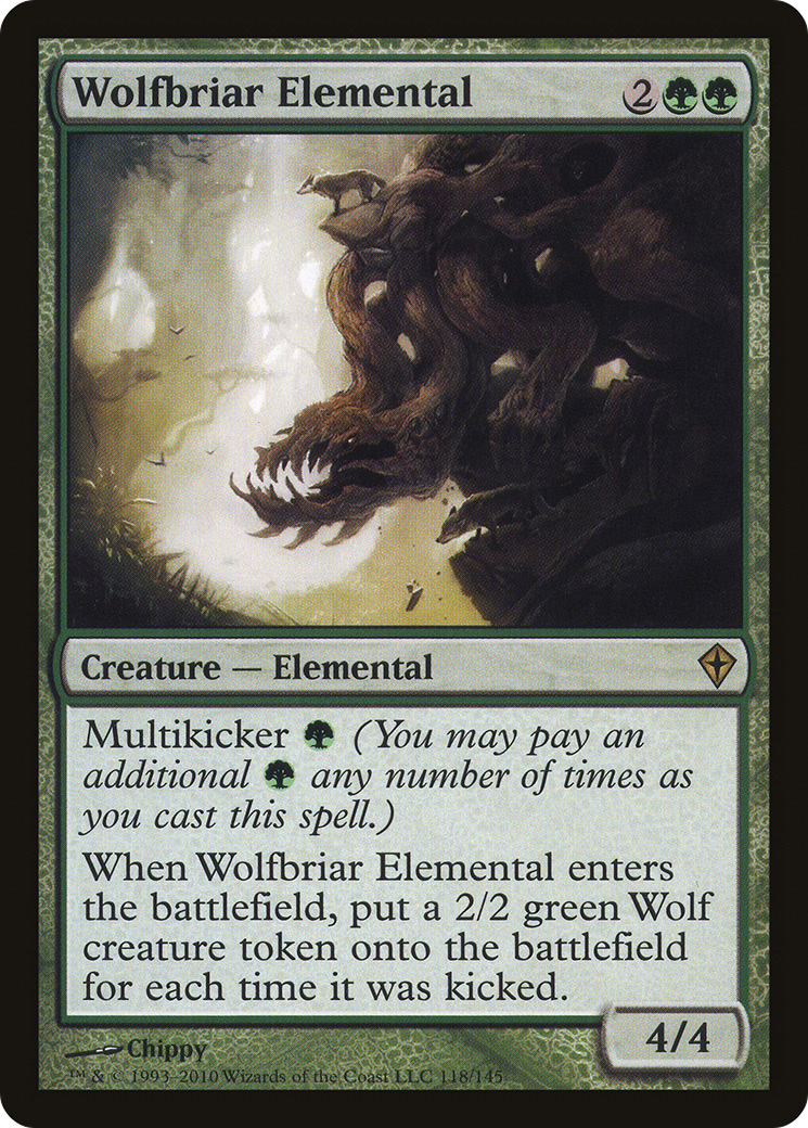 Wolfbriar Elemental (118) Foil - Worldwake