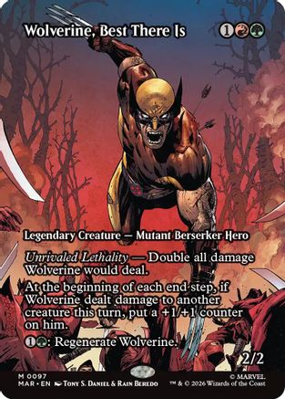 Wolverine, Best There Is (097) Foil - Marvel Universe
